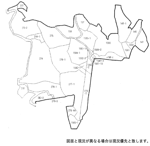 鹿児島県霧島市　土地　区画図