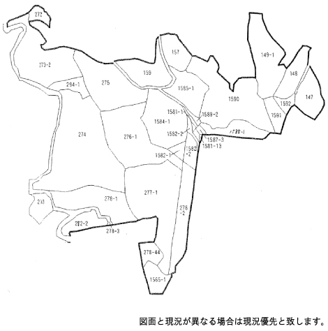鹿児島県霧島市　土地　区画図